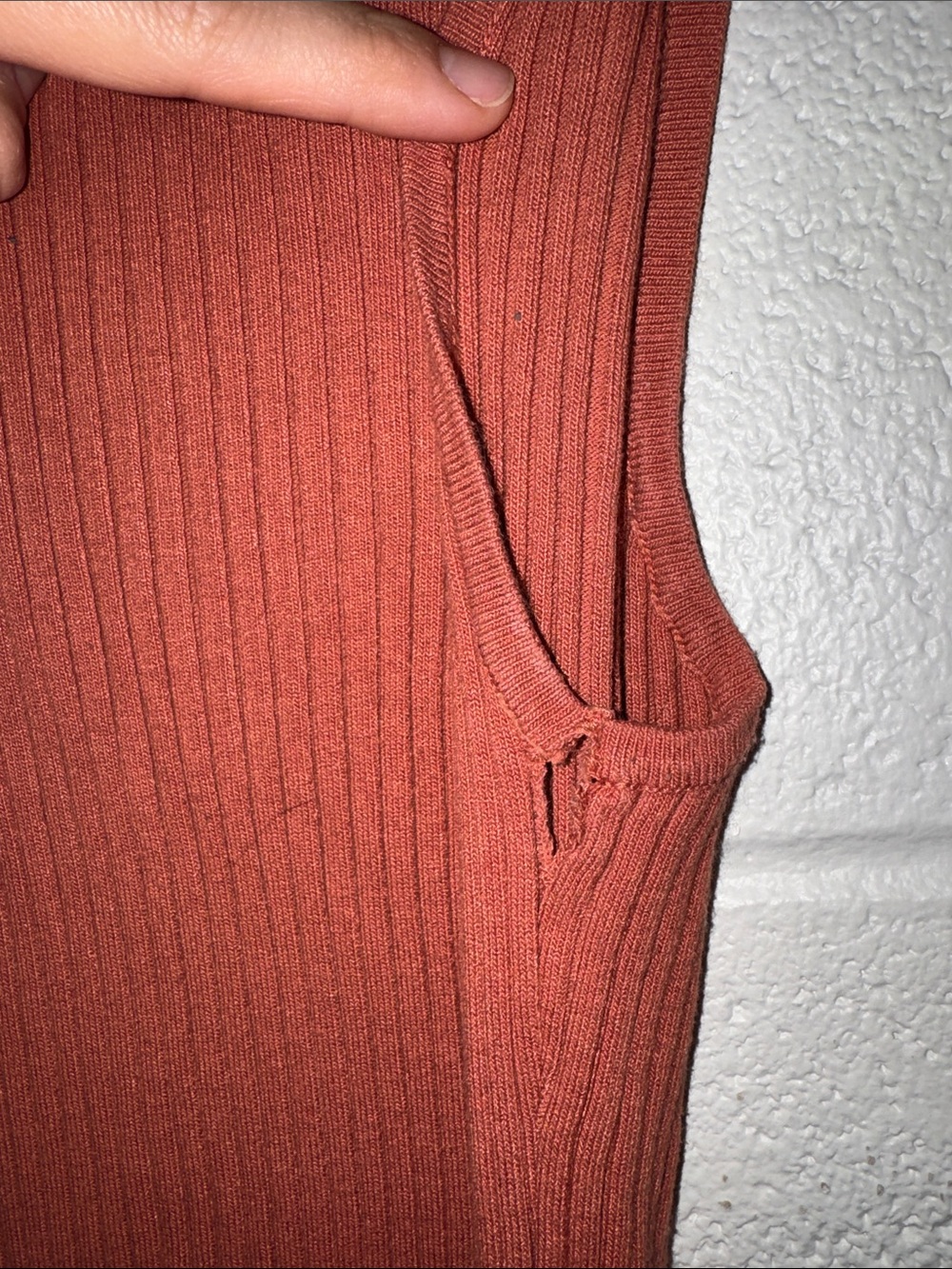 Forever 21 Rust Ribbed Tank Dress - Picture 4 of 4